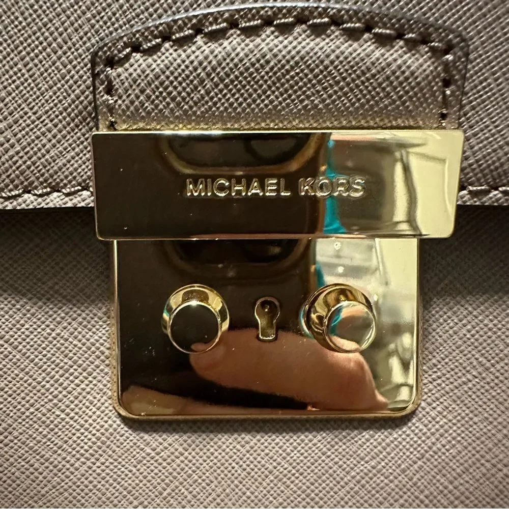 Michael Kors Bridgette Medium Saffiano Leather Satchel